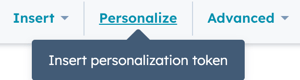 HubSpot personalization