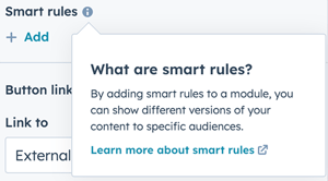 HubSpot smart rules