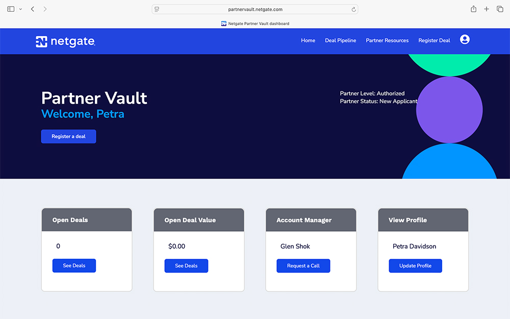 Netgate Partner Vault Netgate Partner Vault