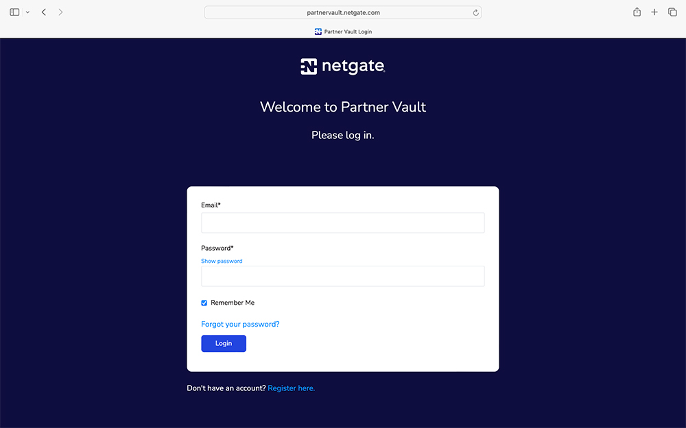 Netgate Partner Vault Netgate Partner Vault